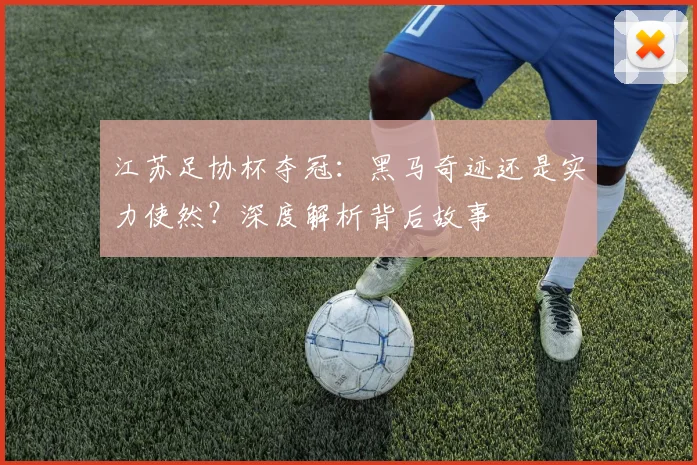 江苏足协杯夺冠：黑马奇迹还是实力使然？深度解析背后故事